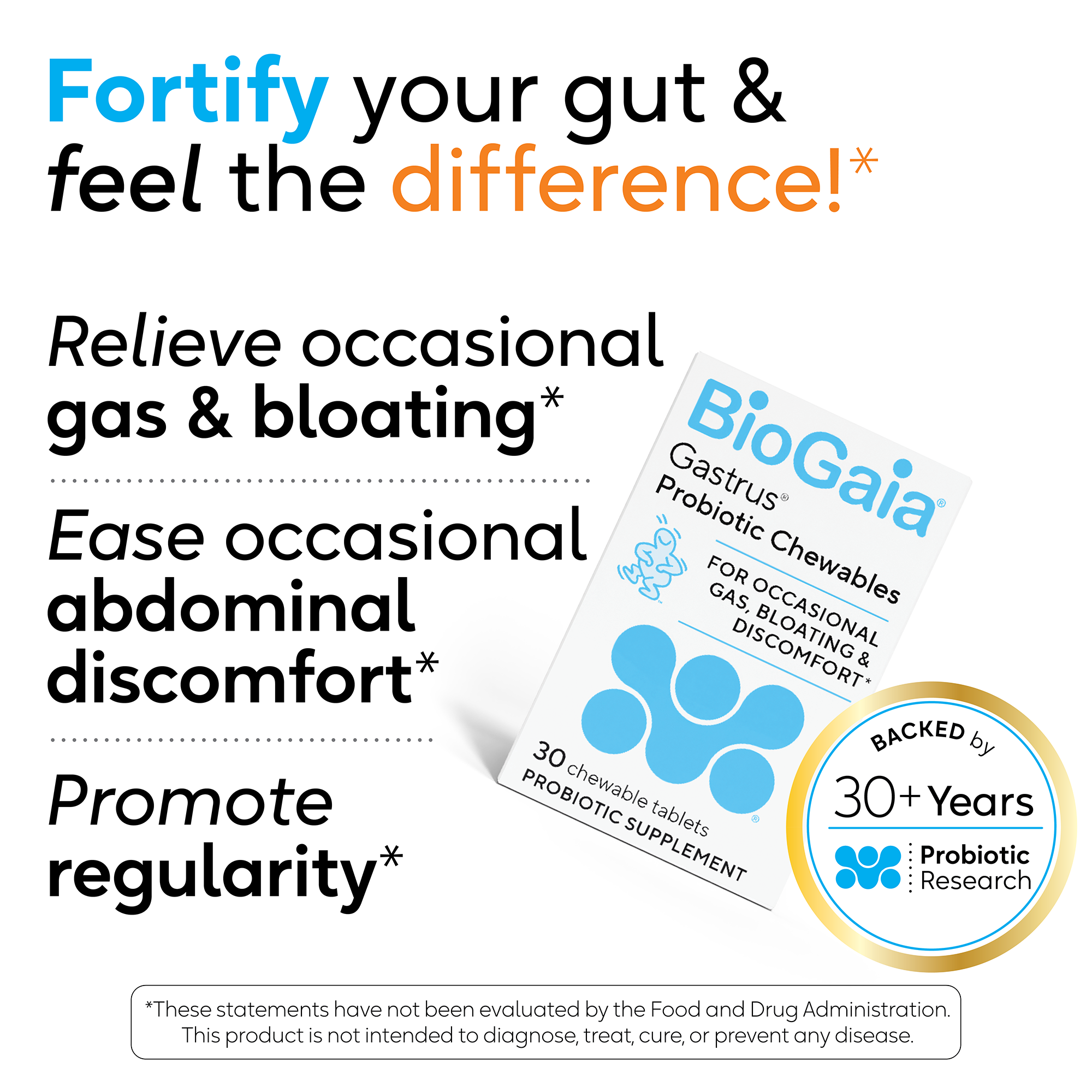BioGaia Gastrus® - Probiotic Chewables