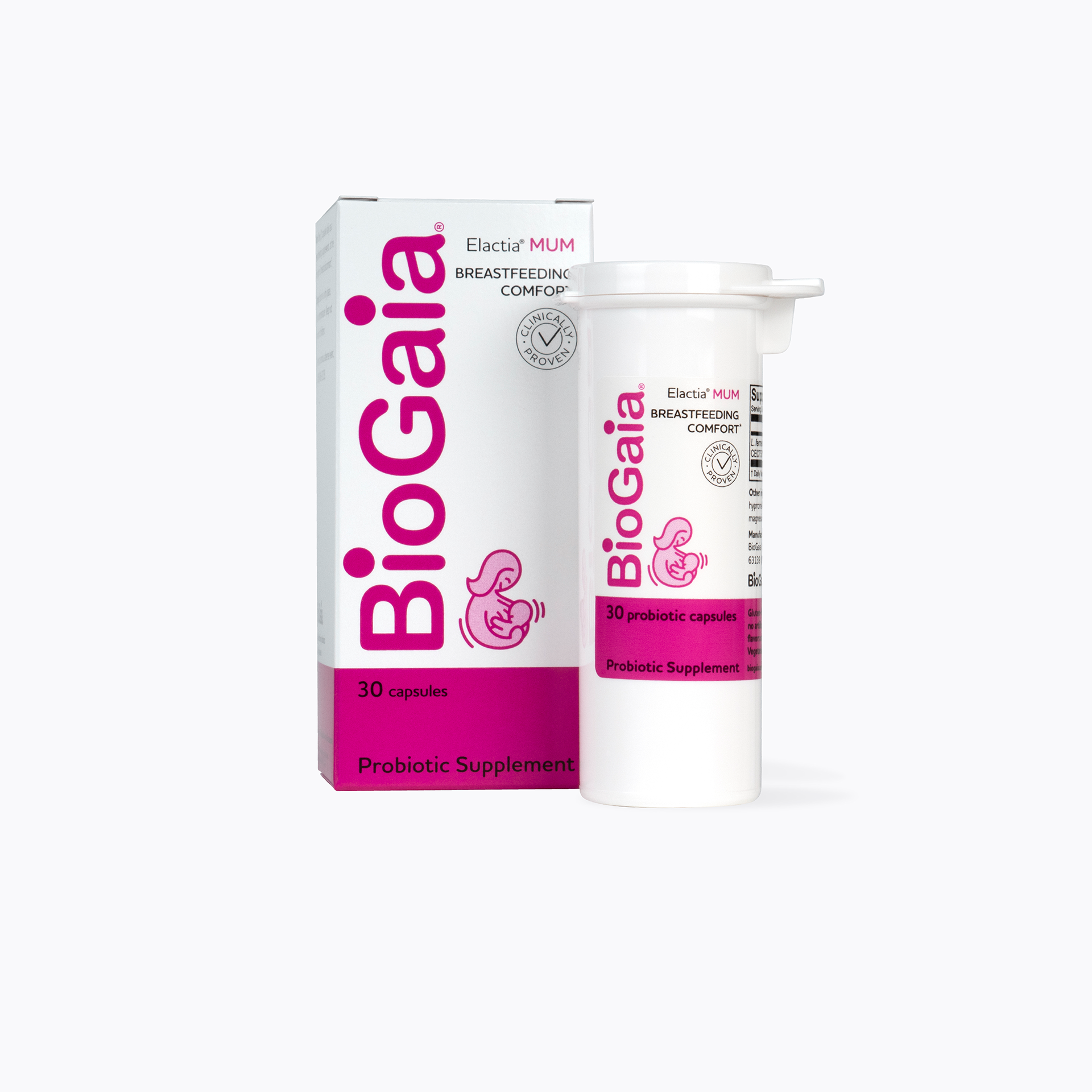 BioGaia Elactia MUM Probiotic Capsules BioGaia USA