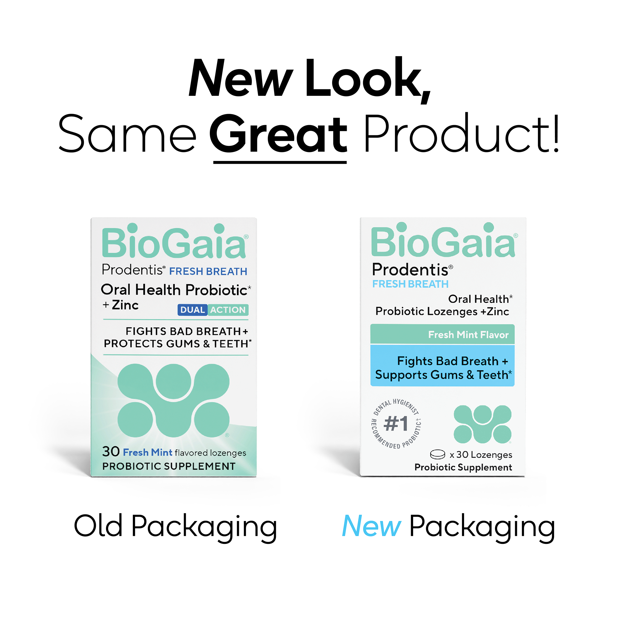 BioGaia Prodentis® Fresh Breath - Probiotic Lozenges w/ Zinc