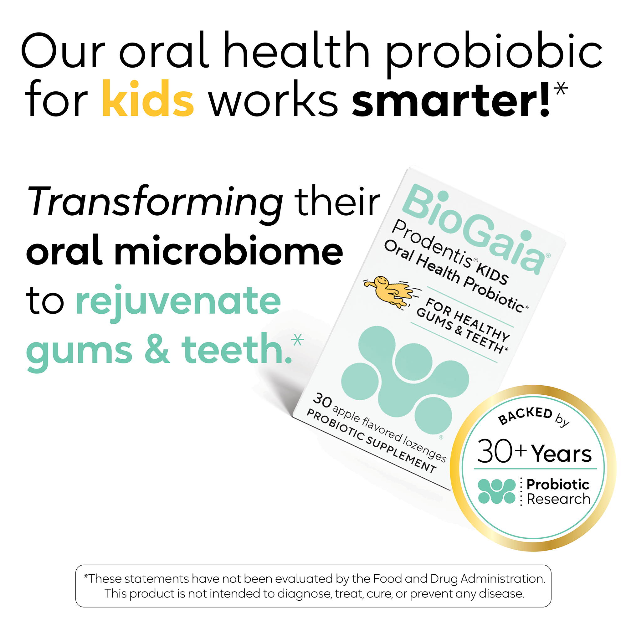 BioGaia Prodentis KIDS | Dental Probiotic for Teens and Kids