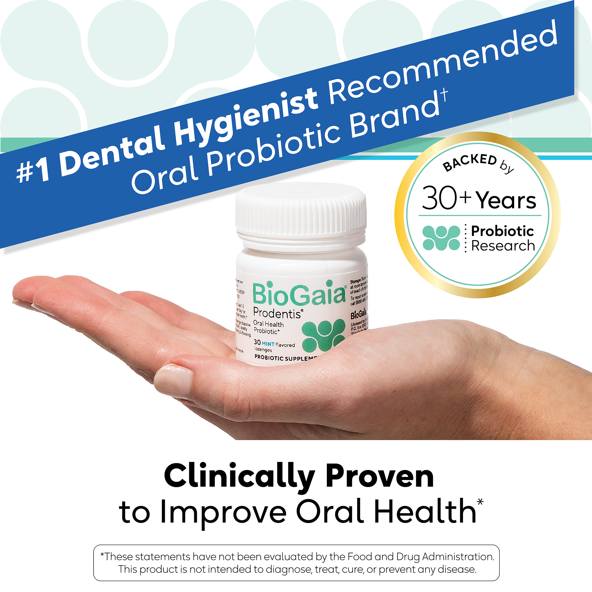 BioGaia Prodentis Mint 3-Pack Bundle | Probiotic for Healthy Gums