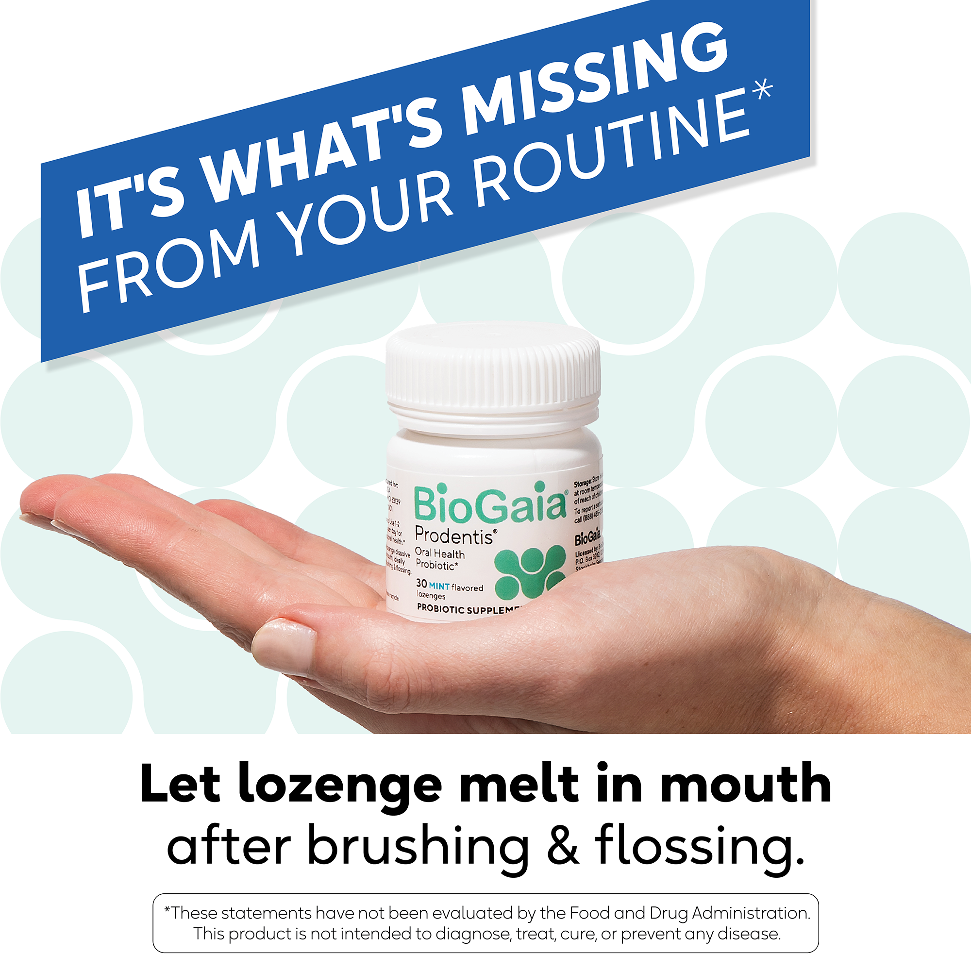 BioGaia Prodentis® - Probiotic Lozenges Apple