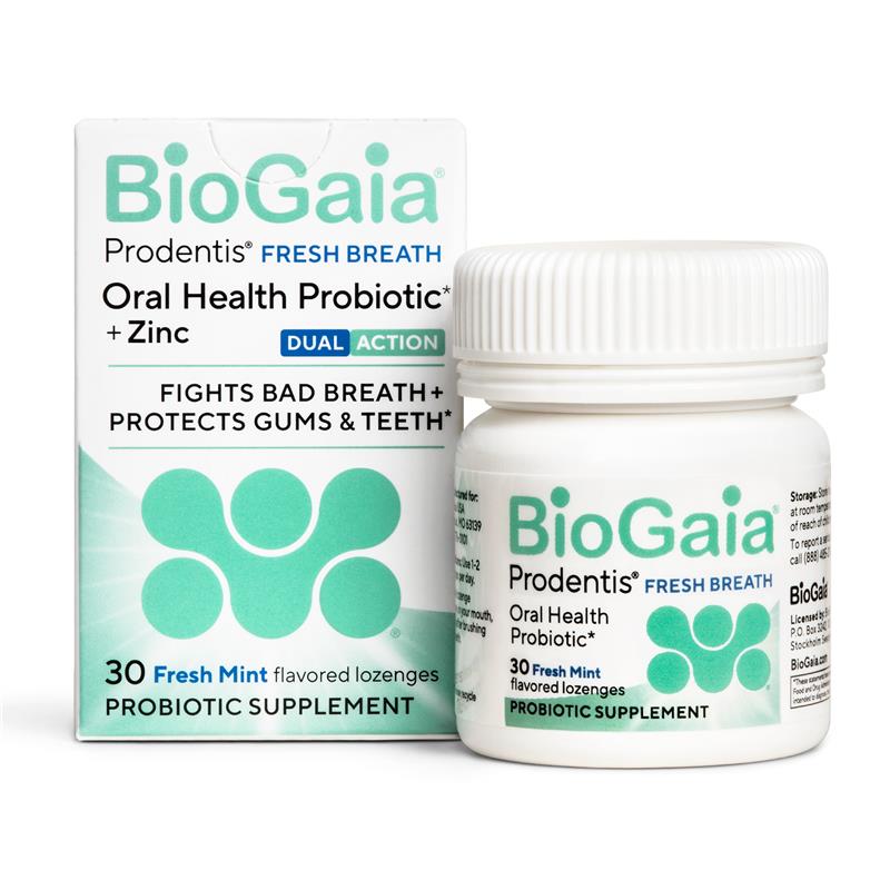 BioGaia Prodentis® Fresh Breath - Probiotic Lozenges w/ Zinc