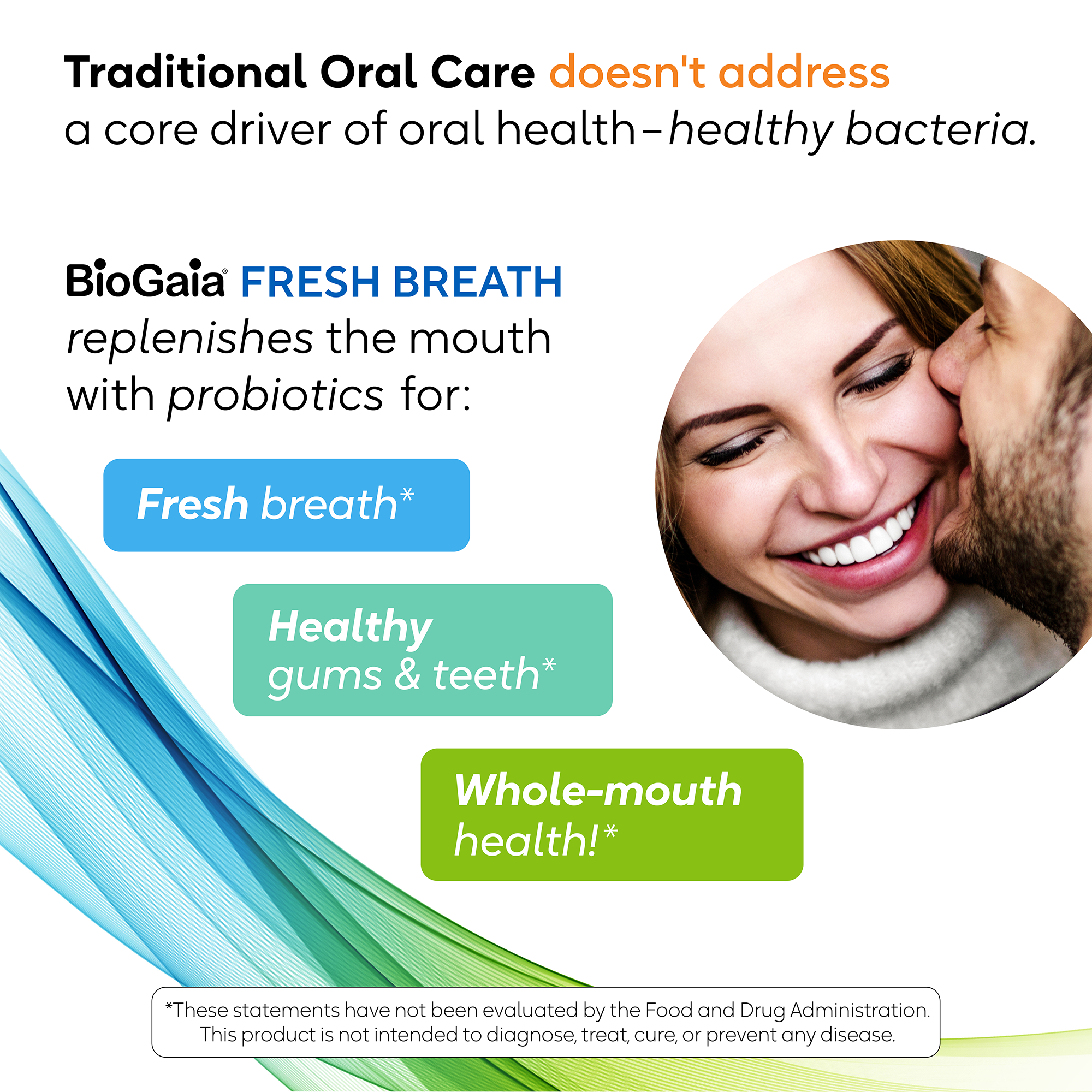 BioGaia Prodentis® Fresh Breath - Probiotic Lozenges w/ Zinc
