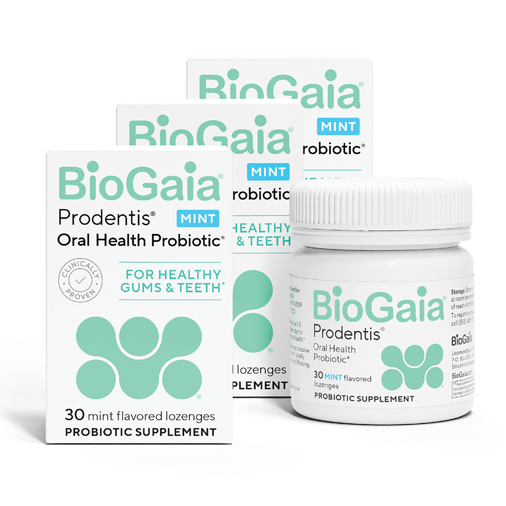 BioGaia Prodentis Mint 3-Pack Bundle | Probiotic for Healthy Gums BioGaia Prodentis Mint 3-Pack Bundle | Probiotic for Healthy Gums