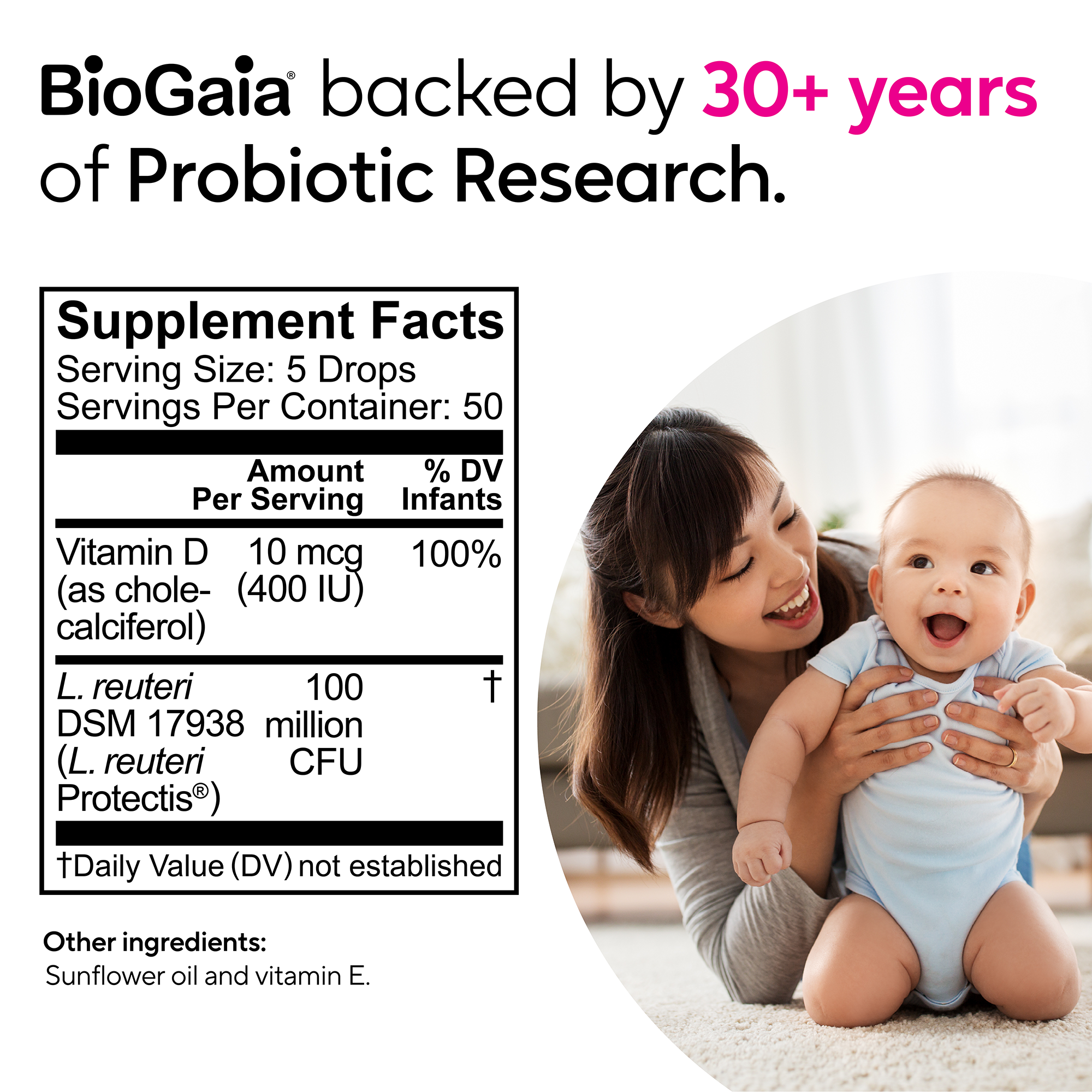 BioGaia Protectis® BABY with Vitamin D - Probiotic Drops