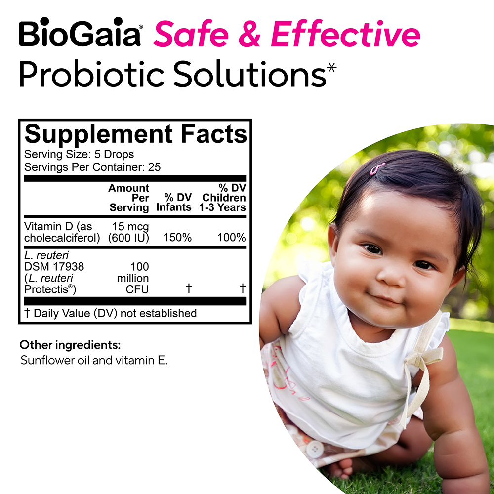 BioGaia Immune Active BABY - Gotas probióticas