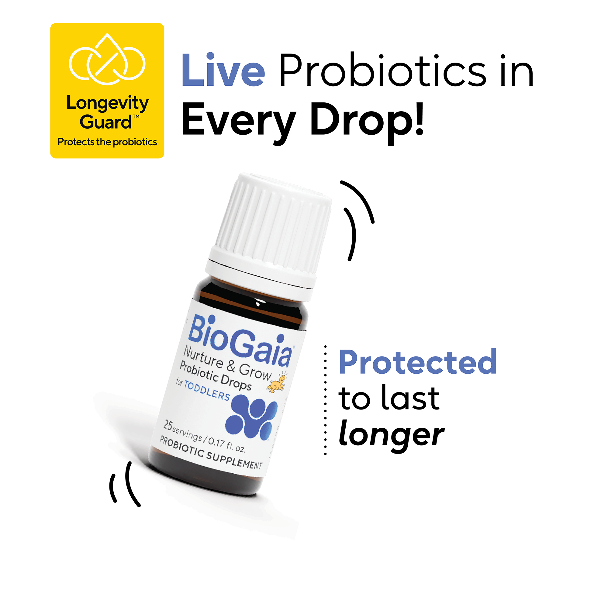 BioGaia Nurture &amp; Grow - Gotas Probióticas