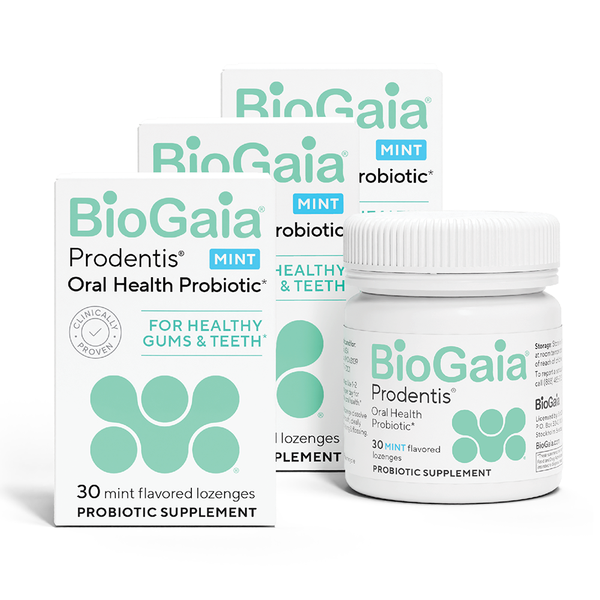 BioGaia Prodentis Mint 3-Pack Bundle | Probiotic for Healthy Gums