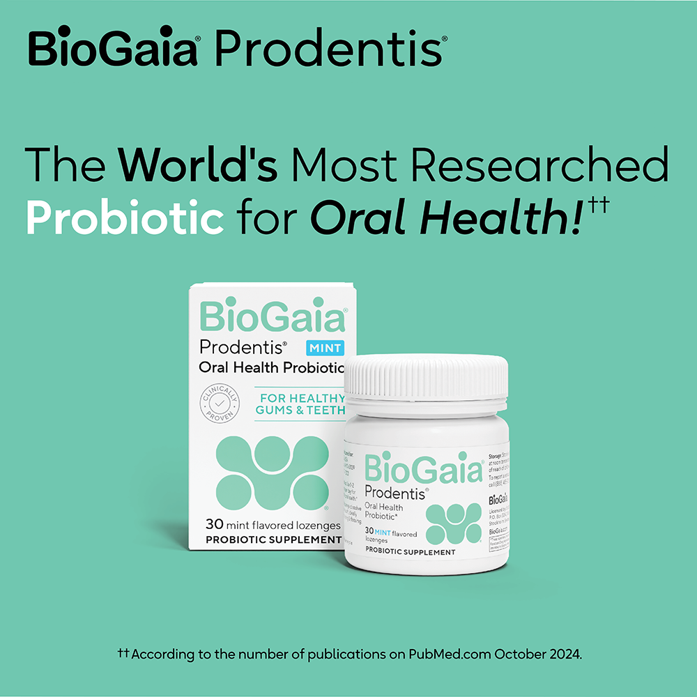 BioGaia Prodentis | Probiótico dental para encías sanas y aliento fresco