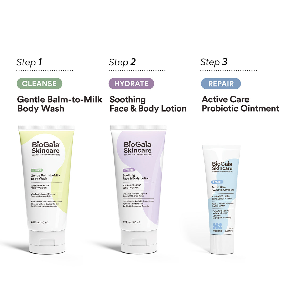 BioGaia Gentle Balm-to-Milk Body Wash